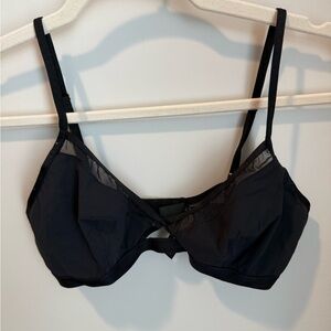Victoria's Secret Elegant Black Mesh Bra
